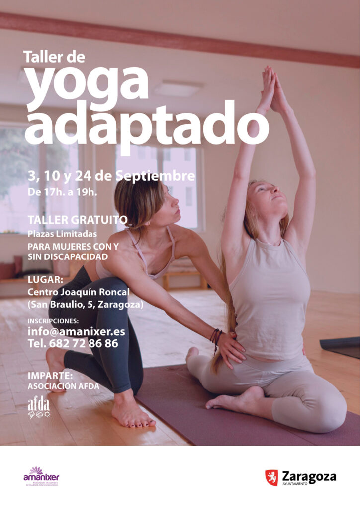 Cartel yoga adaptado 2021