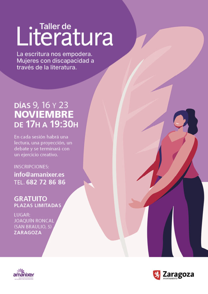 Cartel del taller de literatura