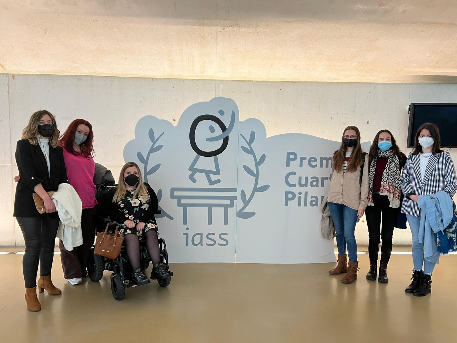 Mujeres con discapacidad de Amanixer en los premios del IASS