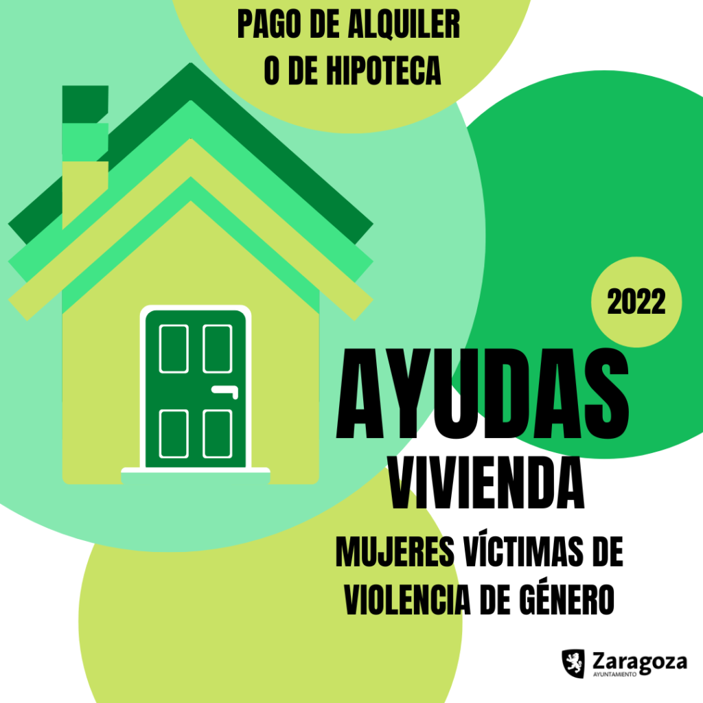 Cartel de Ayudas al alquiler para víctimas de violencia de genero