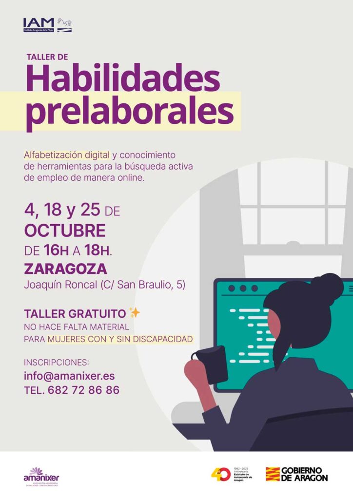 Cartel de habilidades prelaborales