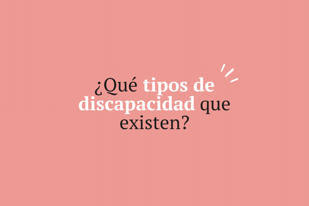 ¿Qué tipos de discapacidad existen?