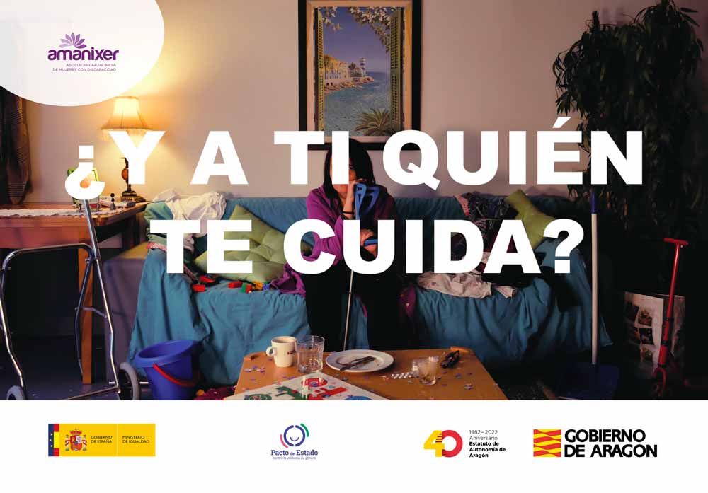 Cartel de la campaña de mujeres cuidadoras