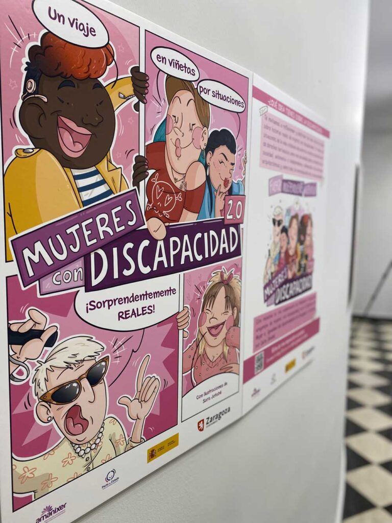 Exposición de cómic de Amanixer sobre discapacidad