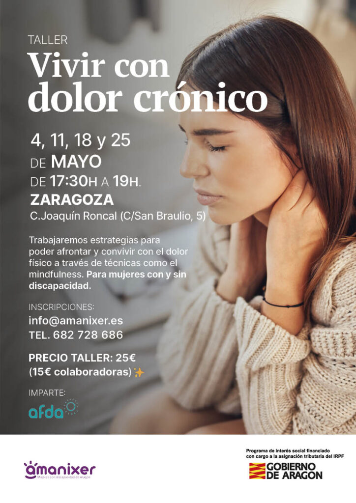 CARTEL DOLOR CRONICO ZARAGOZA 2023