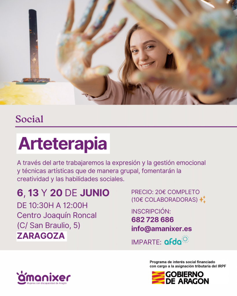 Taller de arteterapia en Zaragoza